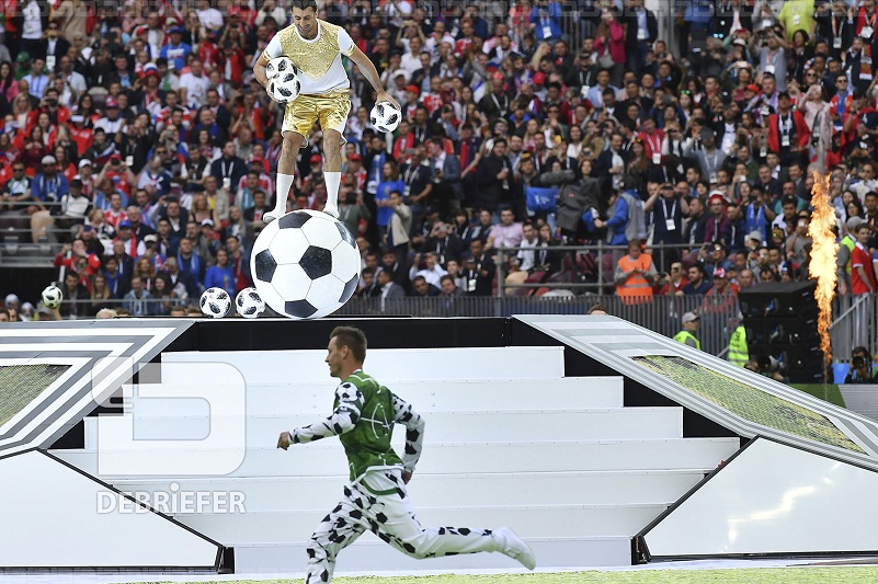 لقطات من حفل افتتاح مونديال روسيا 2018