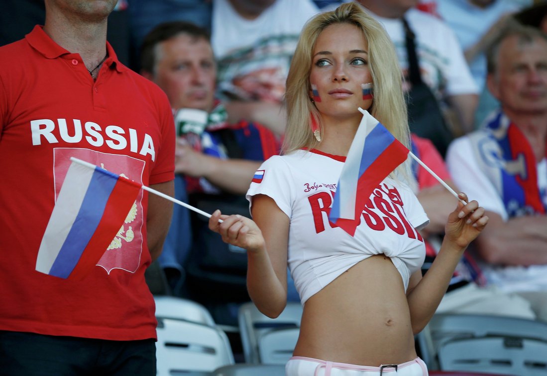 مشجعه روسية