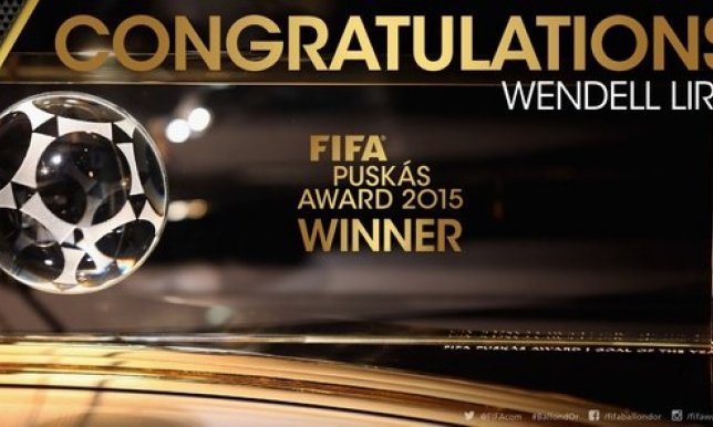البرازيلي ليرا يتوج بجائزة بوشكاش لعام 2015
